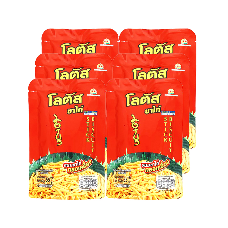 Makroclick LOTUS BISCUIT STICK BACON 55GX6