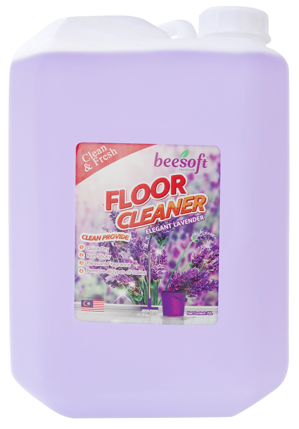 Makroclick BEESOFT FLOOR CLEAN LAVENDER20LX1