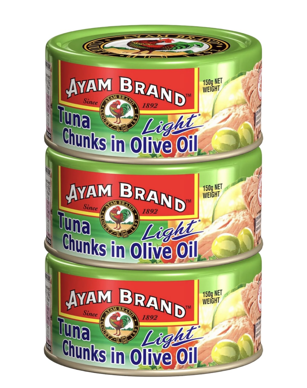 Makroclick AYAM TUNA OLIVE OIL 100 150GX3